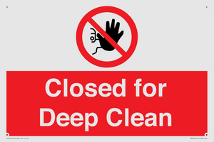 Closed for Deep Clean